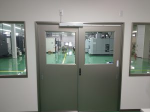 工場に設置されているオートスライド