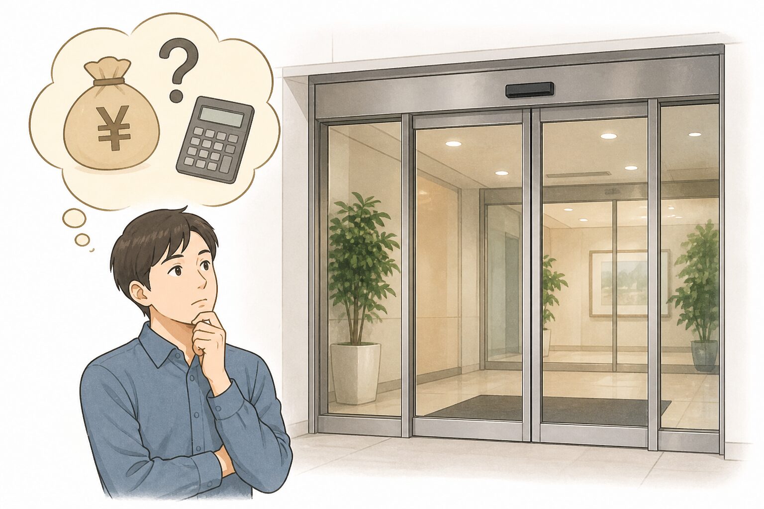 自動ドアの費用っていくら